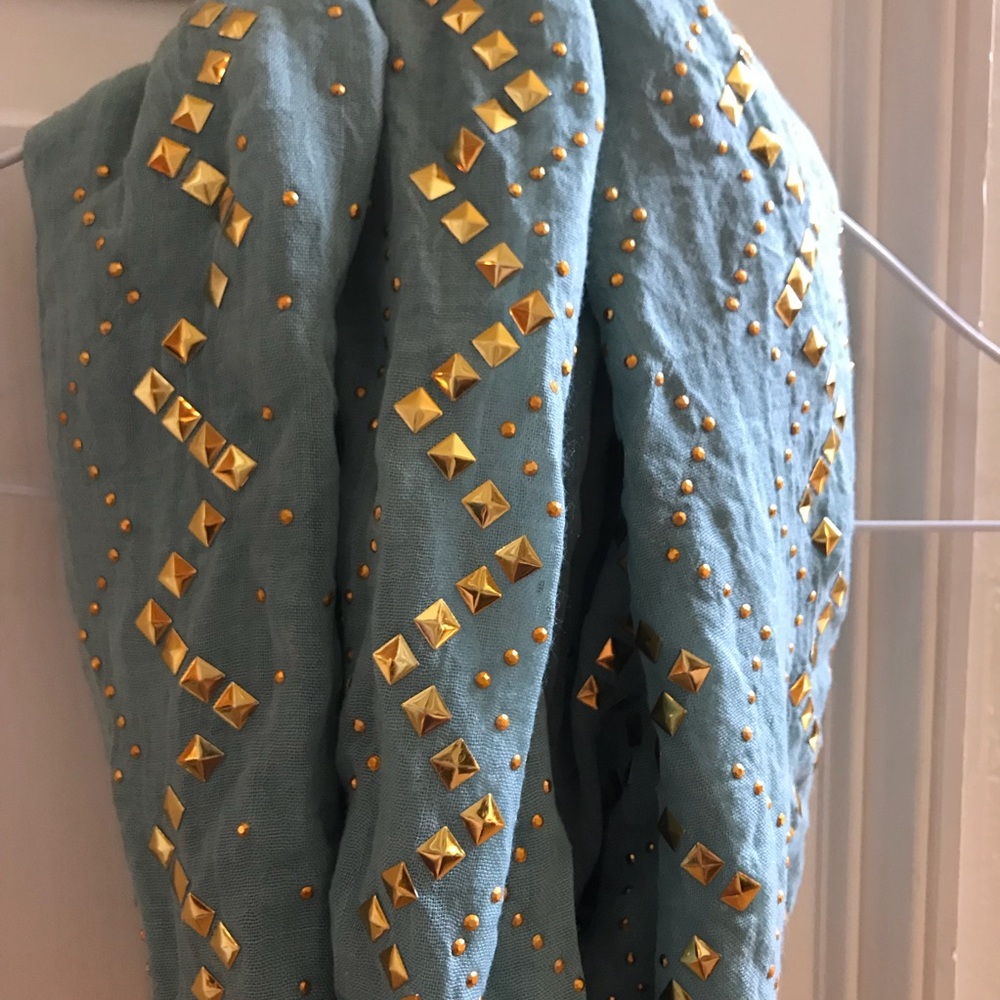 Studded Infinity Scarf